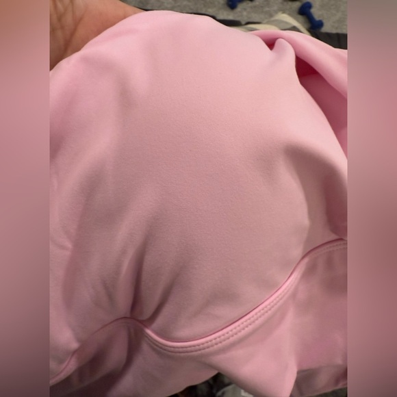 HALARA Softly Zero Pink Long Sleeve Padded Cropped Yoga Sports Fitted Top - Picture 7 of 14